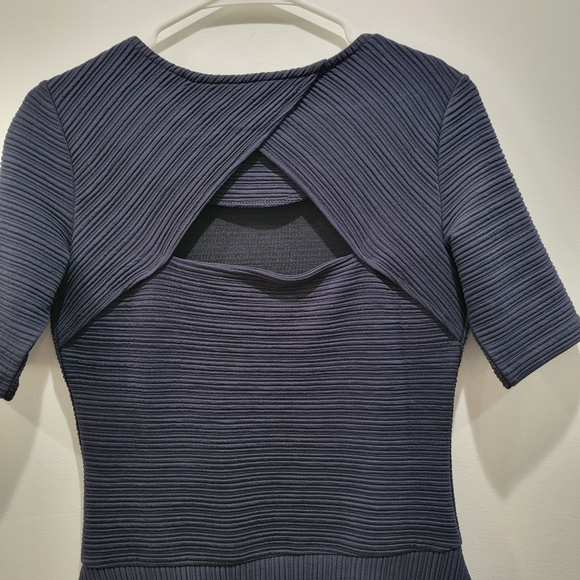 RW&Co Navy Ribbed Top Sz XS - Picture 5 of 5